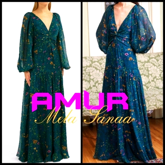 AMUR Silk Gwenevere Dress - Picture 2 of 3